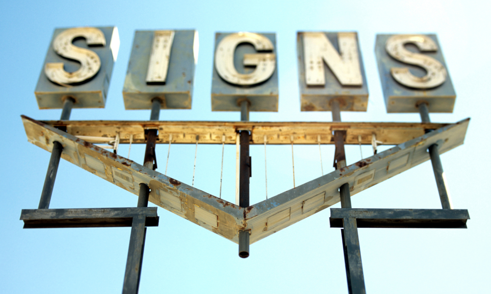 Sign Breakage